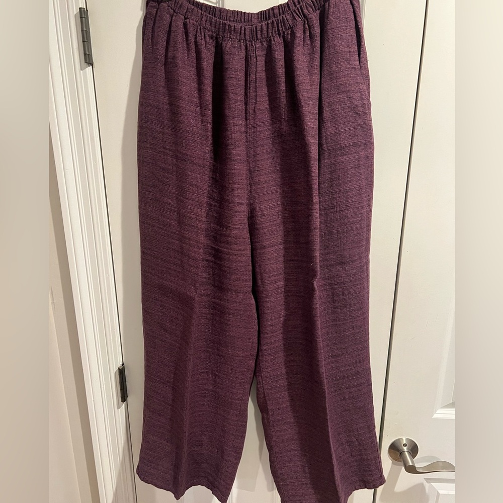 Flax womens linen pants size 1G